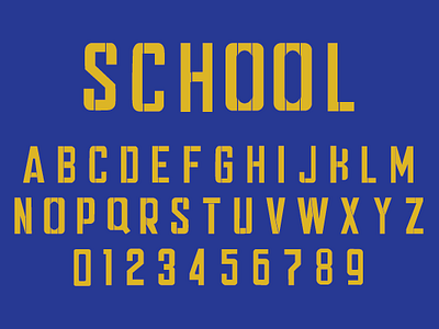 School Font alphabet children font creative font education font font font design serif serif font