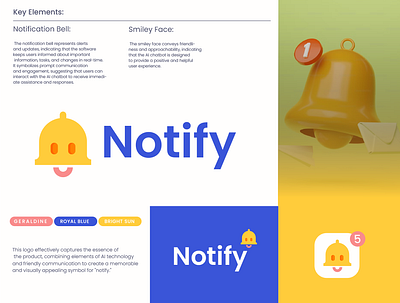 notify ai bell chat chatbot connection logo notification notify team worker