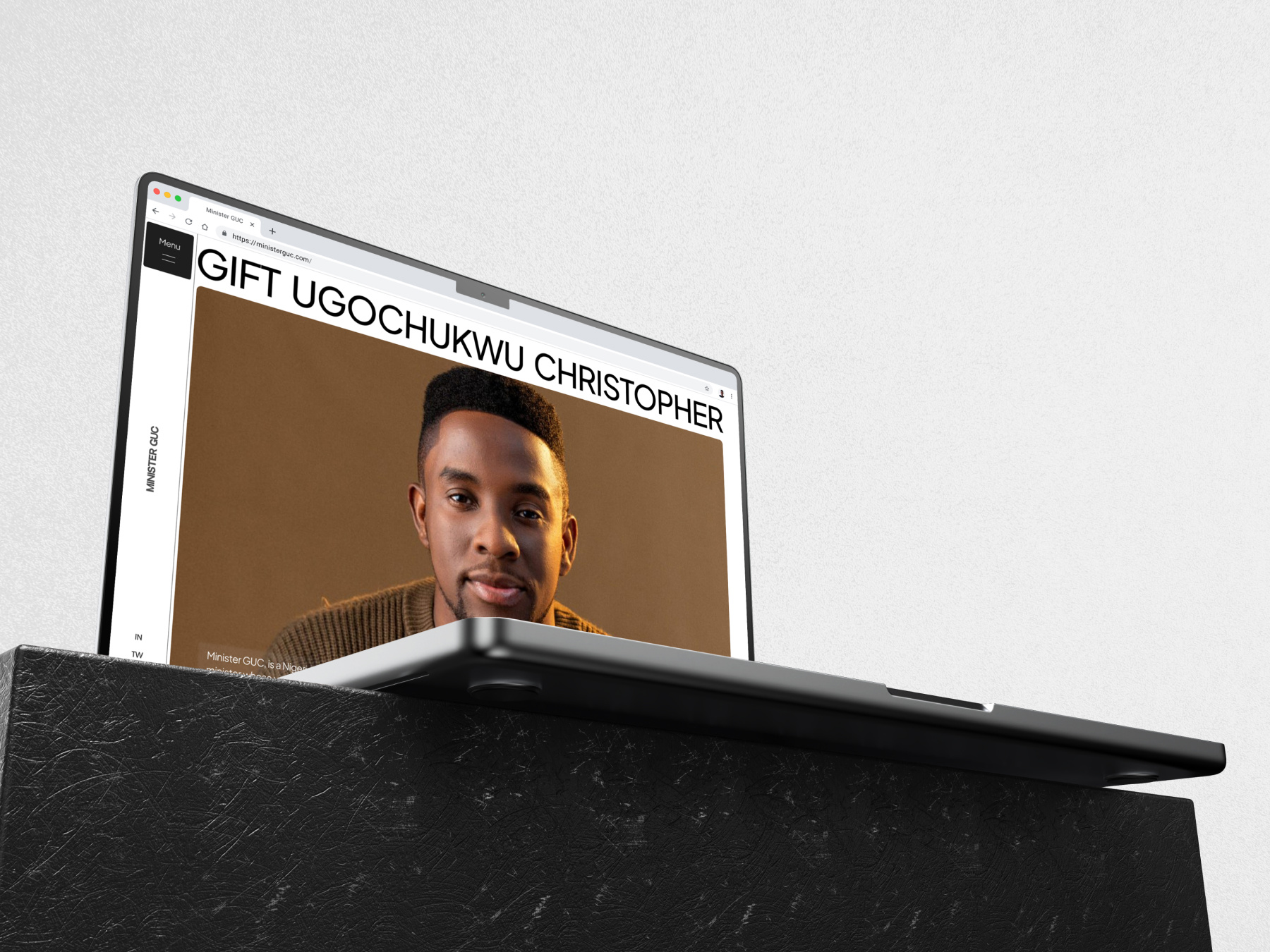 Minister GUC Web Exploration design gift ugochukwu christopher landing page minister guc personal website portfolio website ui ui design uidesign uiux uiux design uiuxdesign user experience user interface ux ux design uxui web design website design