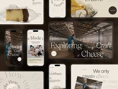 Case Study: Cheesemaker Website Design animation branding business cheese cheese producer design graphic design home page interaction design interface motion graphics ui user experience user interface ux web web design web marketing website website design
