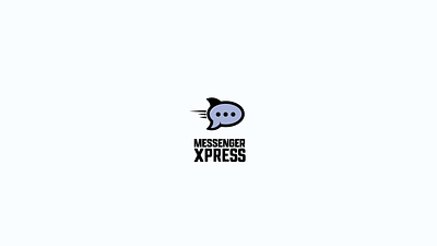 MESSENGER XPRESS design illustration logo