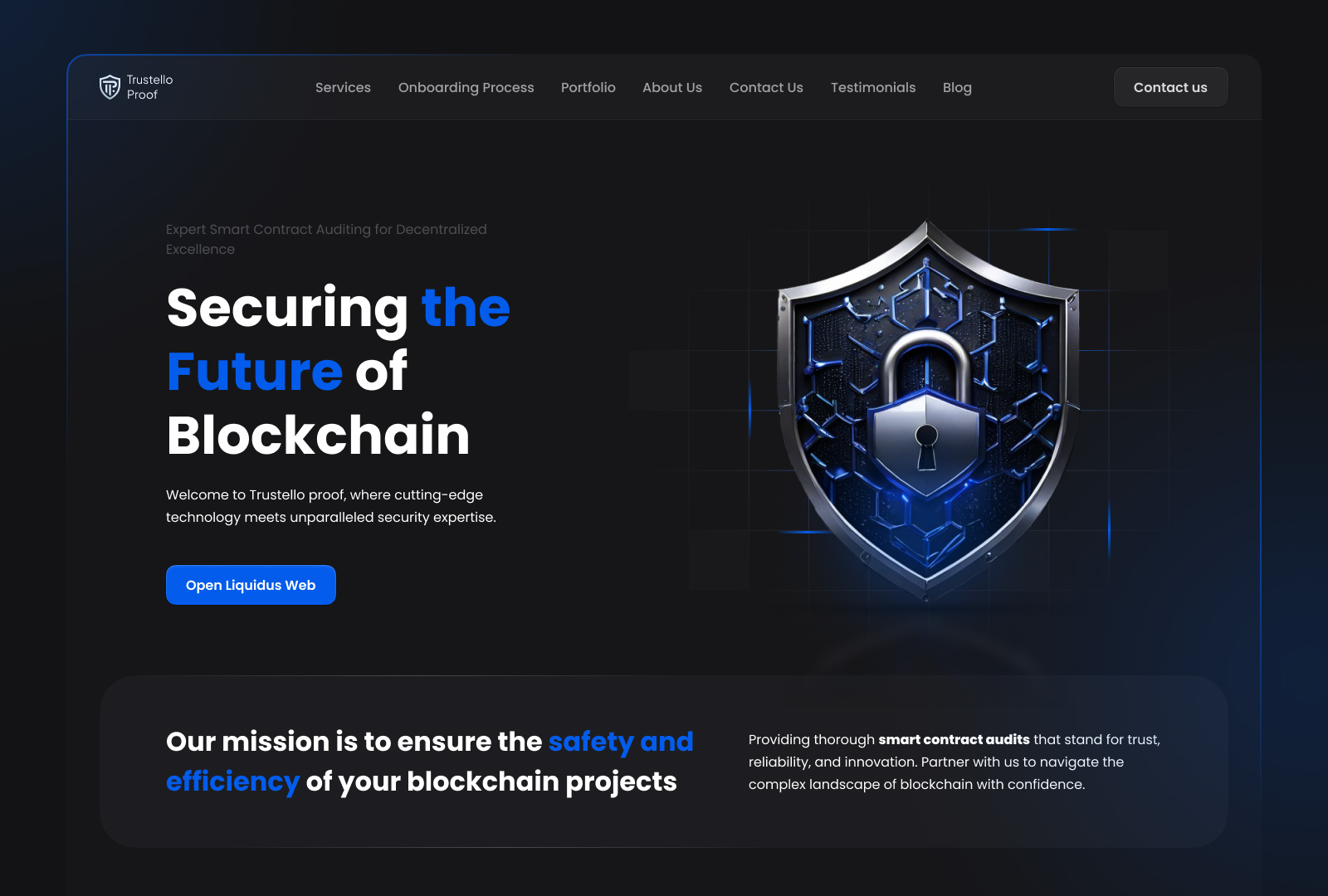 Web Design for a Blockchain Project by Dizz Agency on Dribbble