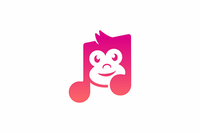Music Monkey Logo branding logo monkey music
