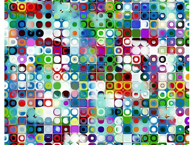 Grid pattern created in Blender abstract animation blender generated illustration procgen