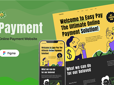 Online Payment System landing page UI Design app landing page figma financial fintech landing page landing page design online payment online payment website payment app website payment landing page payment solution payment system payment website ui ui design ui ux ux website design