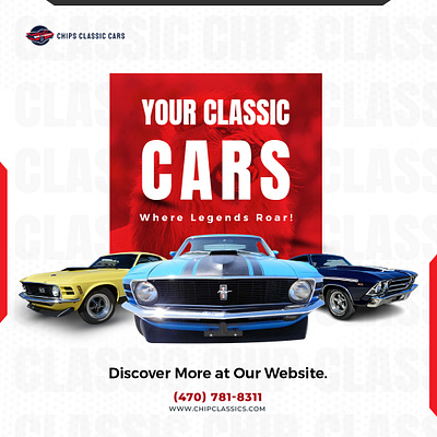 Classic Cars Poster ad campaigns classic poster creatives paid advertisement paid campaigns poster design