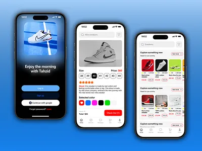 Enjoy every morning with Tahzid app app design e commerce figma graphic design landing page mobile app design ui ui design ui ux ui ux design user experience user interface ux ux design wireframe