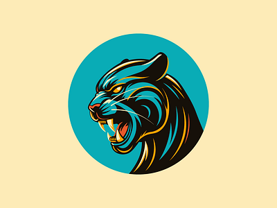 Panther Illustration blackpanther branding graphic design identity illustration illustrator logo panther