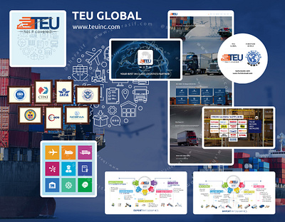 TEU GLOBAL branding design graphic design illustration infographics ui ux video