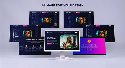 AI Image Editing UI Design