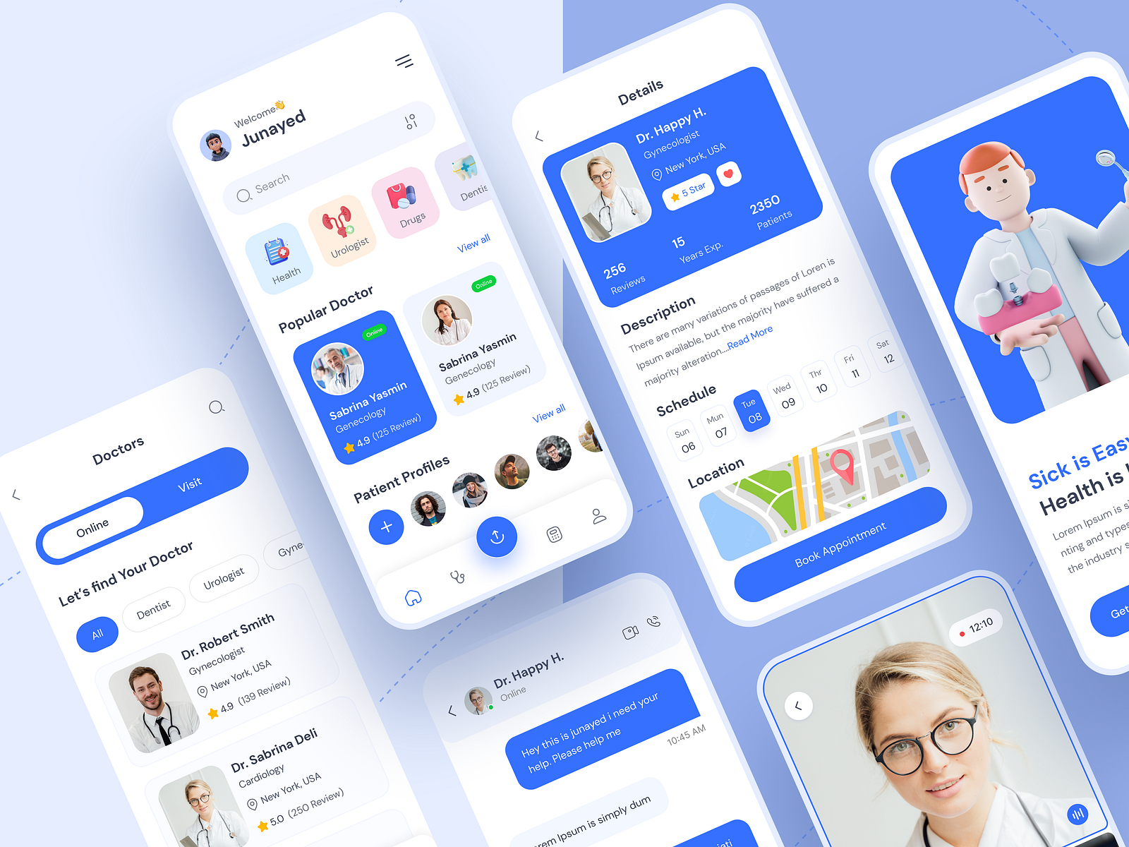 Medico - Doctor Booking Mobile App UIUX Design by Atikur Rahman 🥇 on ...