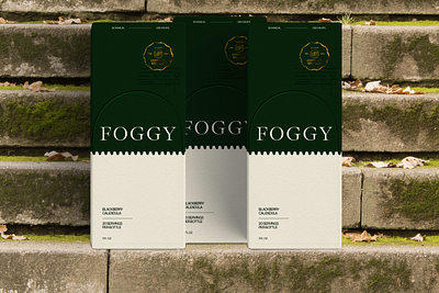 Foggy Cannabis Brand branding packaging