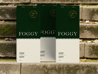 Foggy Cannabis Brand branding packaging