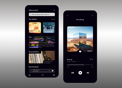 Music player app dailyui