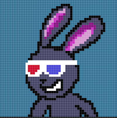 Pixel Art bunny design graphic design illistration pixel art