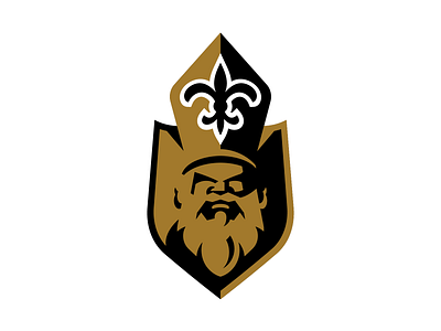 Sean's NFL - New Orleans Saints Concept Logo branding football graphic design identity illustration illustrator logo new orleans new orleans saints nfl saints sports vector