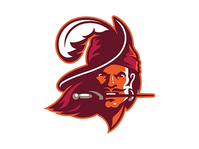 Sean's NFL - Tampa Bay Buccaneers Concept Logo branding buccaneers bucs football graphic design identity illustration illustrator logo nfl sports tampa bay tampa bay buccaneers vector