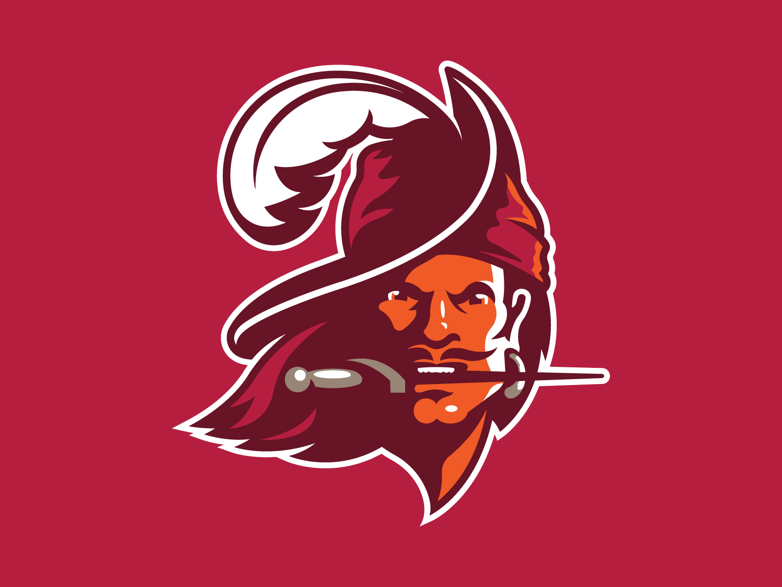 Sean's NFL - Tampa Bay Buccaneers Concept Logo by Sean McCarthy on Dribbble, image size:1600x1200