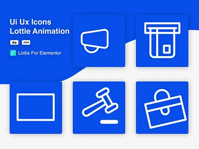 Ui Ux Icons Lottie Animation animation atm card card cat chat chatting dollar icons json line loop looping lottie lottiefiles marketing message svg type typing ui