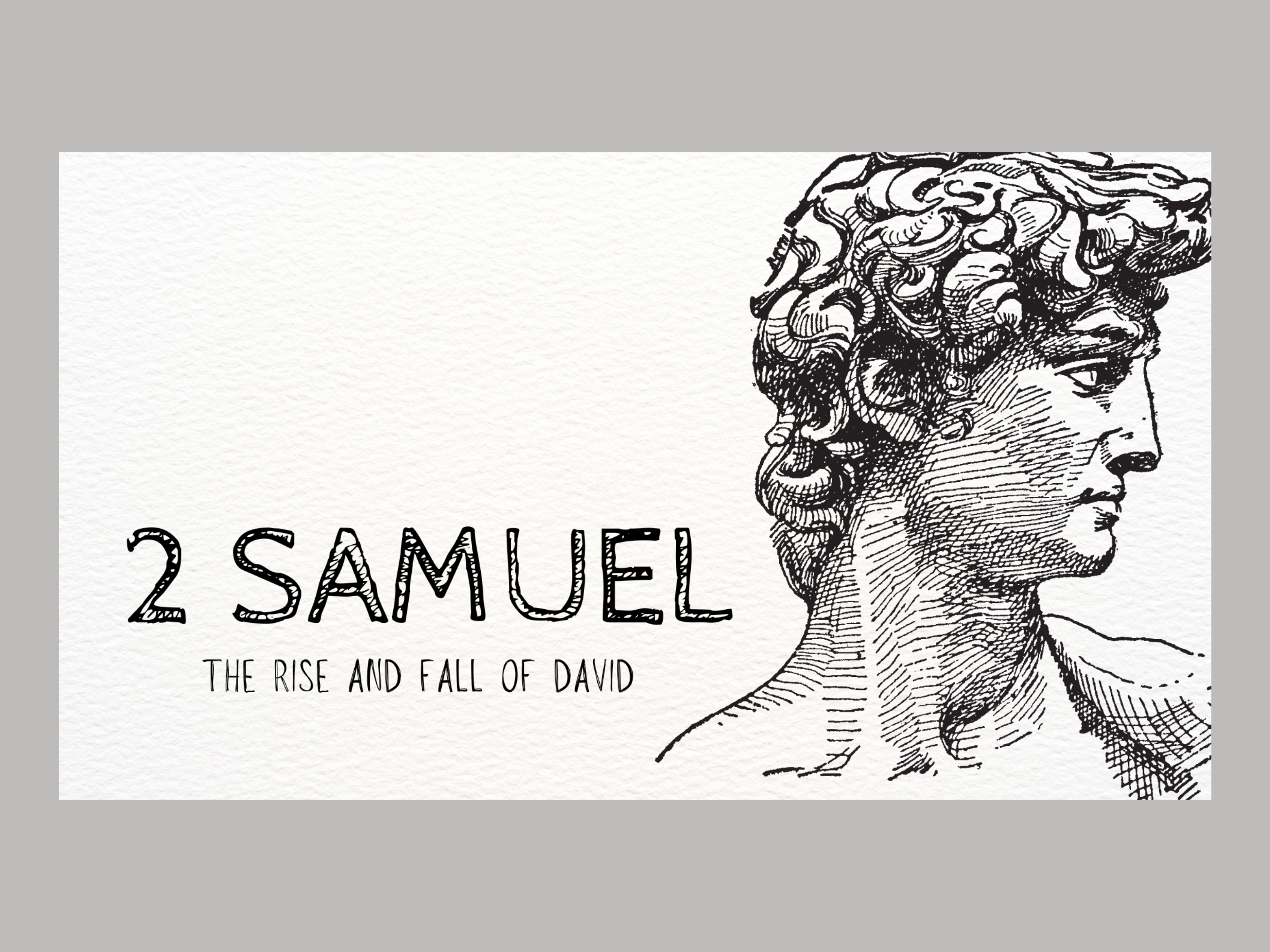 2 Samuel Sermon Series graphic design