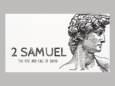 2 Samuel Sermon Series graphic design