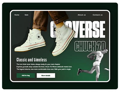 Converse Website Design branding chuck converse converse shoes web design design shoes shoes web design ui ux web design webdesign website