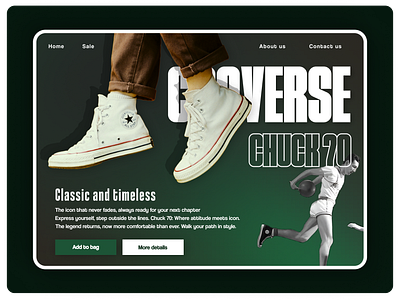 Converse Website Design branding chuck converse converse shoes web design design shoes shoes web design ui ux web design webdesign website