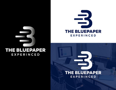 The Bluepaper logo I paper company logo brand identity brand logo branding design graphic design logo logo design logos new logo paper company logo