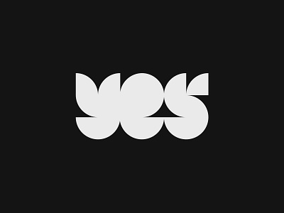 YES Entertainment branding circles custom type entertainment letterform logotype mexico spiral type typography yes