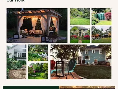 GreenScape Designs - Landscaping Website Design green landscaping ui website