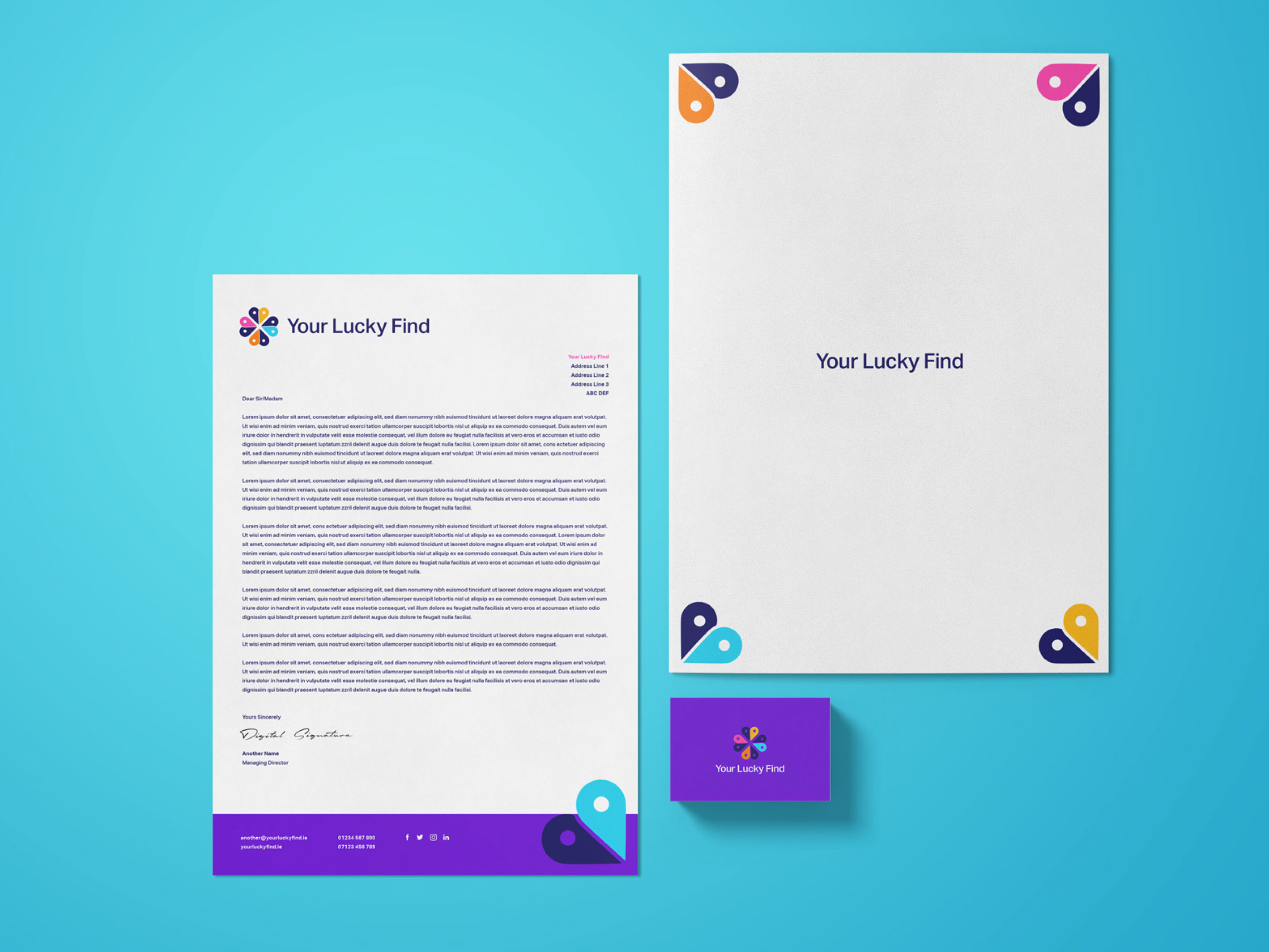 Example of Print Design (Intentional & On Brand)