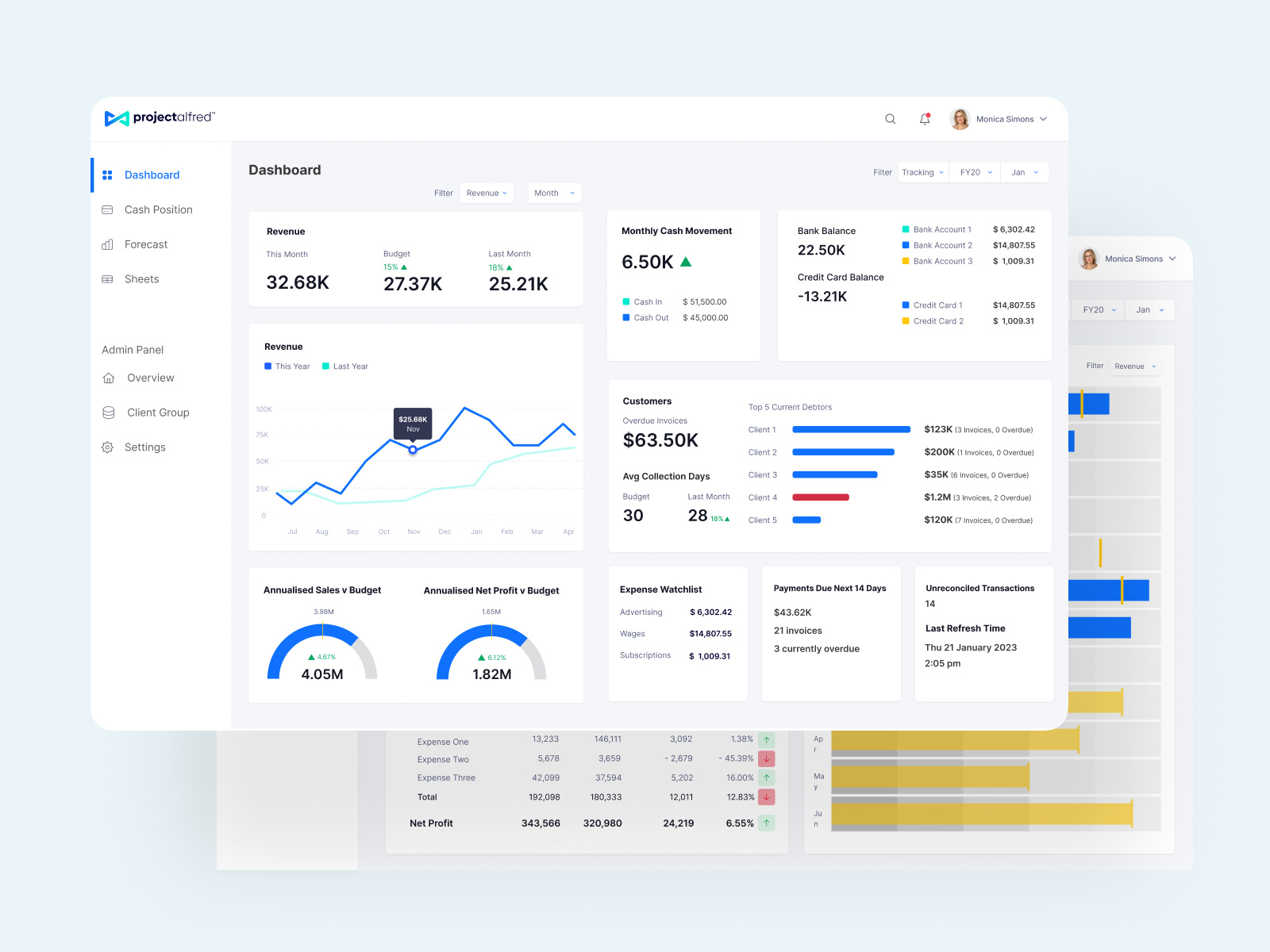 Accounting Panel UI/UX Design by Finjo Sherpa on Dribbble