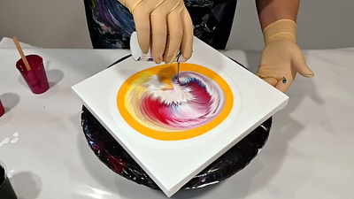 Fluid Art is my Therapy💖 : Acrylic Pouring Straight Pour Techni acrylic acrylic paint art branding design illustration paintings pouring tutorial
