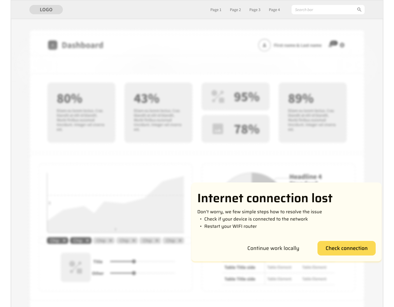 Error notification - ui challenges design error notification notification ui uichallenges ux