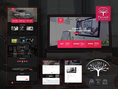 Tarash Art, Design & Media design ui ux web design