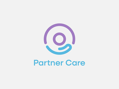 Partner Care brand branding cancer care care logo graphic design health health logo healthy identity illustration logo logodesign logotype minimal minimalist modern obesity partner support