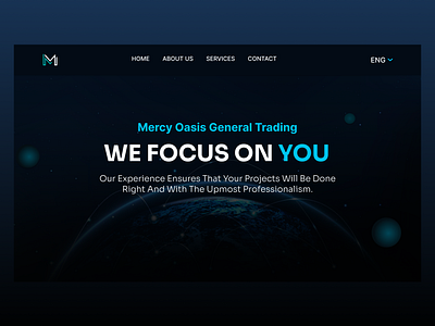 General Trading Website branding design landing page modern modern website ui ui design uiux web web page web page design website design webstie