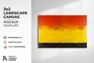 3x2 LANDSCAPE CANVAS MOCKUP TEMPLATE design