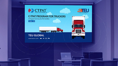 CTPAT [Video/Animation] Requirement For US Truckers animation design graphics infographics video