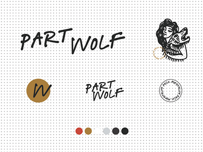Part Wolf Branding Elements cool cool brand modern