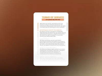 Agree to Terms 089 📄#Dailyui app branding dailyui design graphic design illustration logo motion graphics ui uidesign uxui