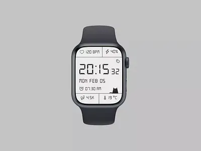 Watch UI animation app app design apple watch design figbruary figma figma design graphic design illustration motion graphics ui ui design uiux ux ux design watch ui