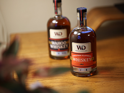 Wahoo Distillery Cinnamon Whiskey branding cinnamon whiskey label package design packaging whiskey