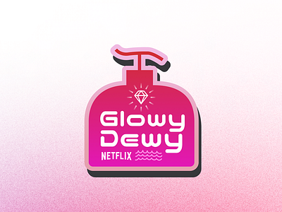 Glowy Dewy beauty glowy dewy logo netflix skin care