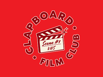 Clapboard Film Club | Logo design biloba creative brand brand design brand identity branding graphic design graphics lockup logo logo design