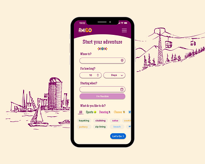 Daily UI #1 - Sign-up Form daily ui daily100 dailyui sign up travel ui