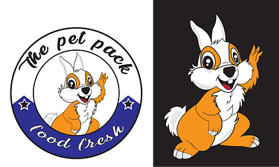 Pet logo logo designer.https://www.fiverr.com/s/KZBA8k animal logo bunny logo cute pet logo log designer logo maker pet shop logo rebit logo teady logo