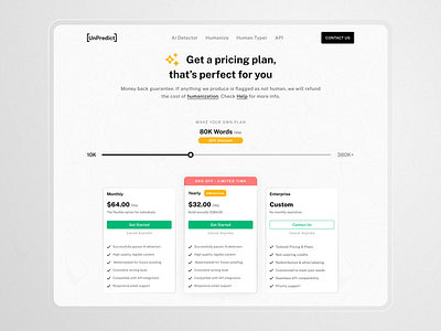 Pricing Plan UI Enhancement black concept designinspiration green idea light logo minimal pricing simple thought ui user experience user interface ux webdesign website yellow