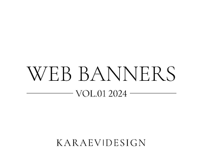 Web banners 2024 | Vol.1 Karaev Design ads advertising banner banner design digital marketing facebook ads google ads marketing web banner web banner design