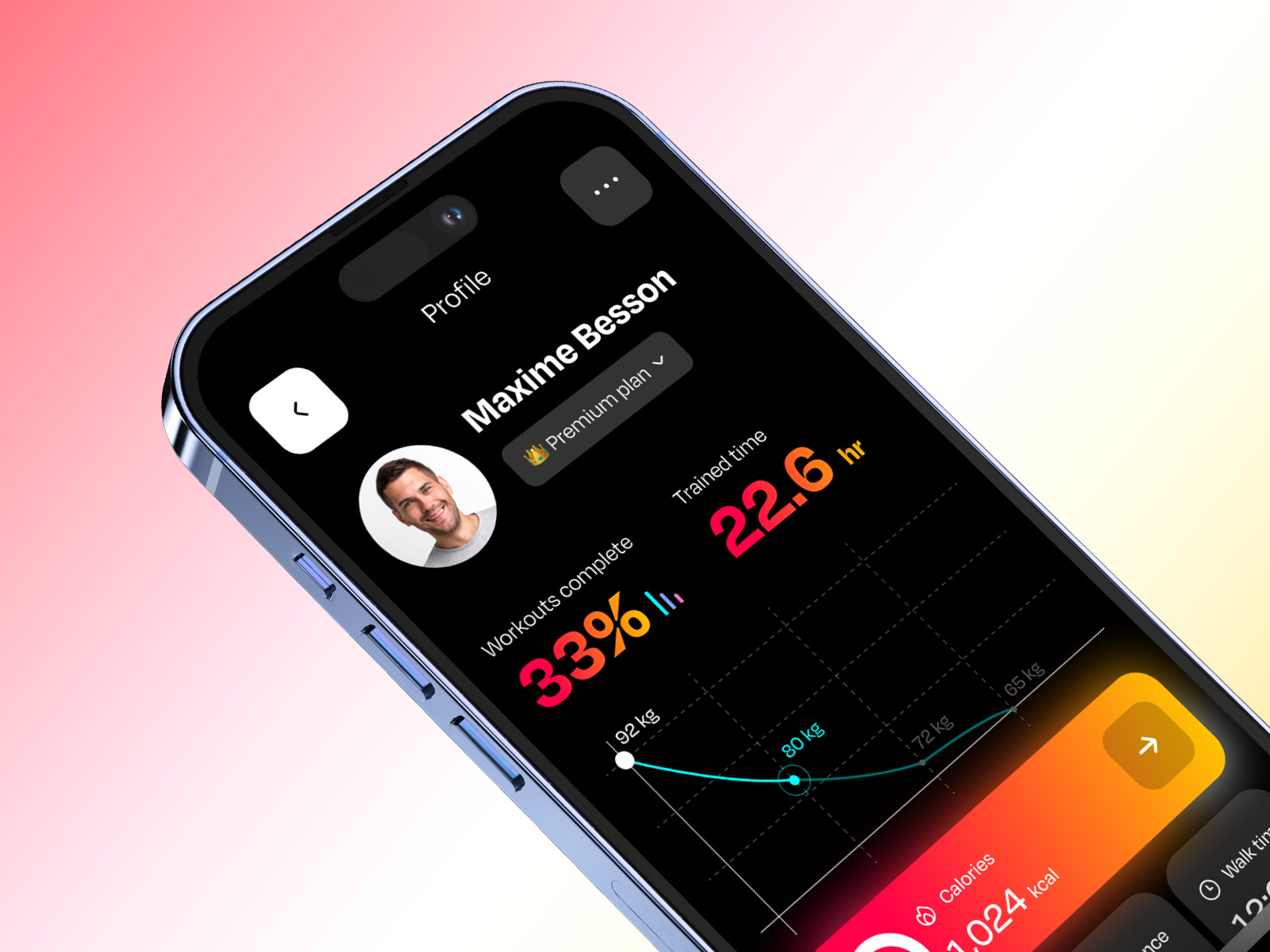 Fitness Mobile App Design app app design fit fitness fitness app gym gym app health health tracking app healthy mobile mobile app workout workout app